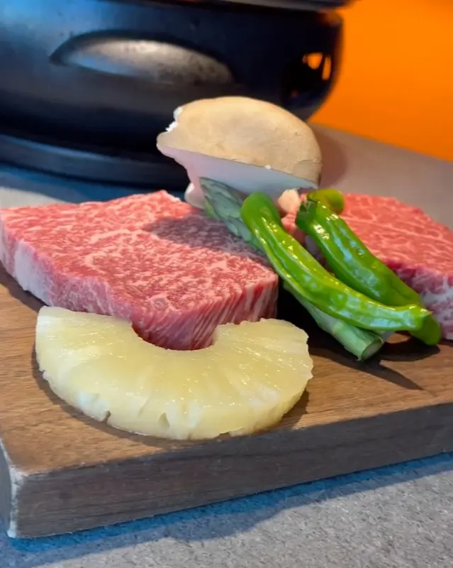 최상급 마블링을 자랑하는 일우담의 꽃등심