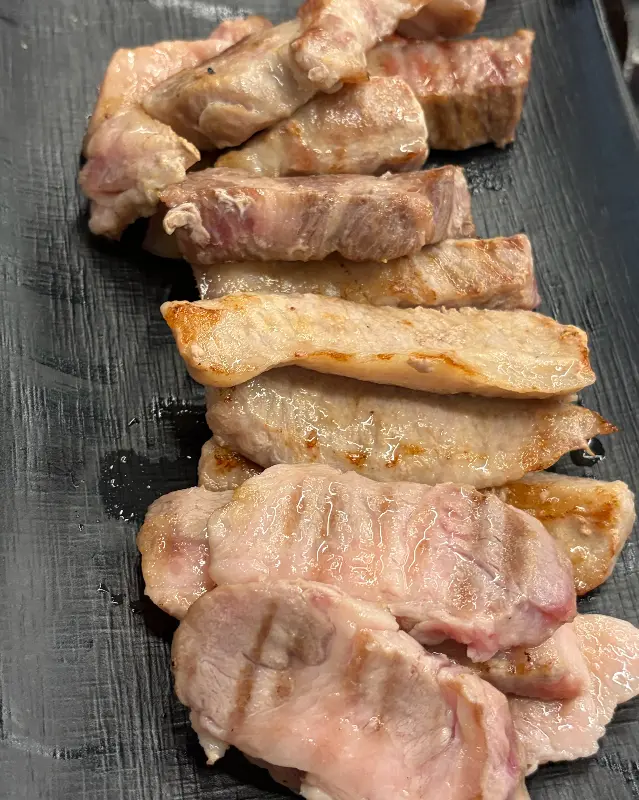 꽃뚜껑 북삼오태점 초벌 삼겹살