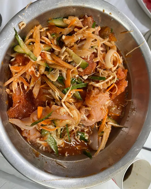 보기만 해도 시원한 물회