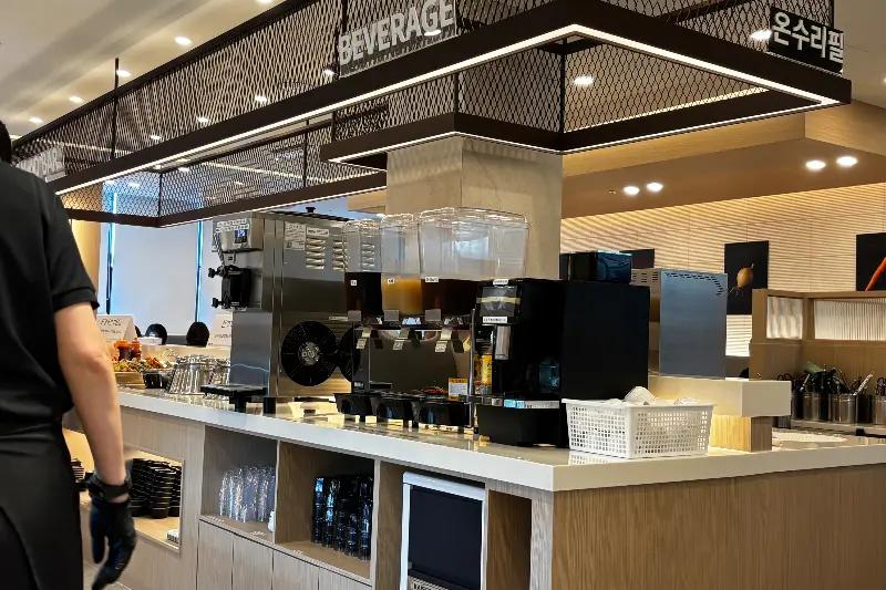 깔끔한 음료 코너