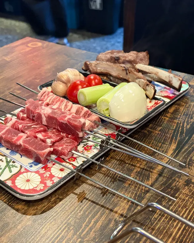 먹음직스러운 옥수수 온면