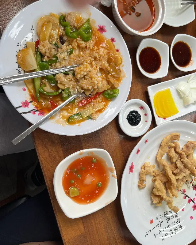 탕수육, 유산슬밥, 잡탕밥