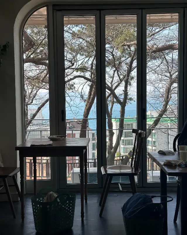 소보 달맞이점에서 바라본 바다 풍경