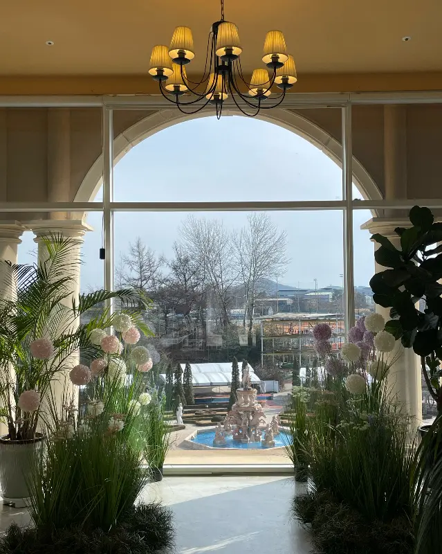 카페 보스코에서 바라본 퍼스트가든 전경