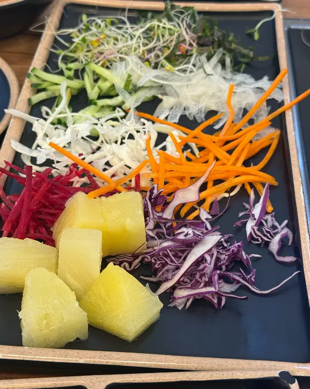 신선한 월남쌈 재료