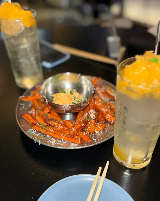 고구마 후라이드와 하이볼