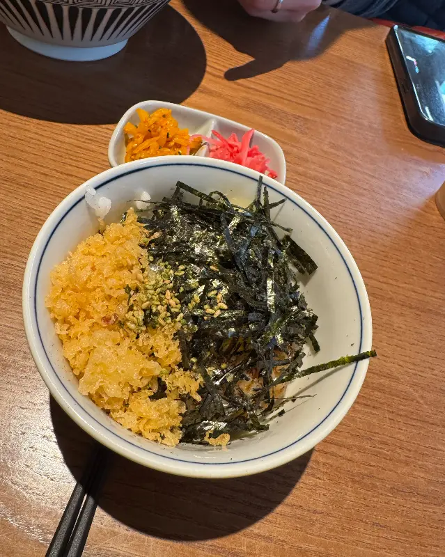 고명과 소스가 듬뿍 올려진 규동