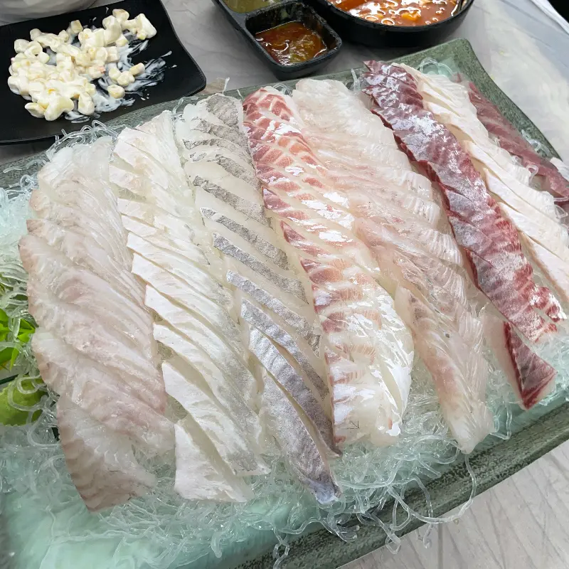 푸짐한 회 한 상