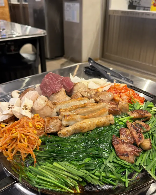 태산소곱창 한판모듬 비주얼