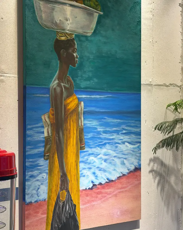 카페 내부 액자