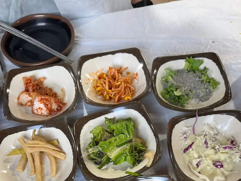 기본 반찬 클로즈업