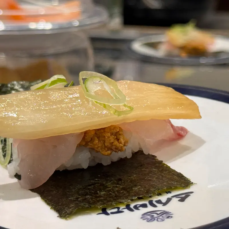 다양한 초밥의 모습