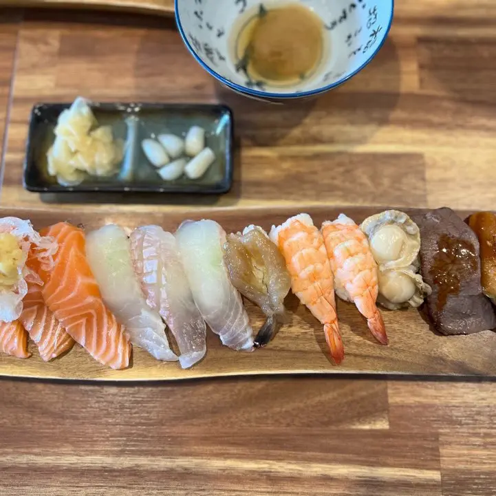 초밥 근접 사진