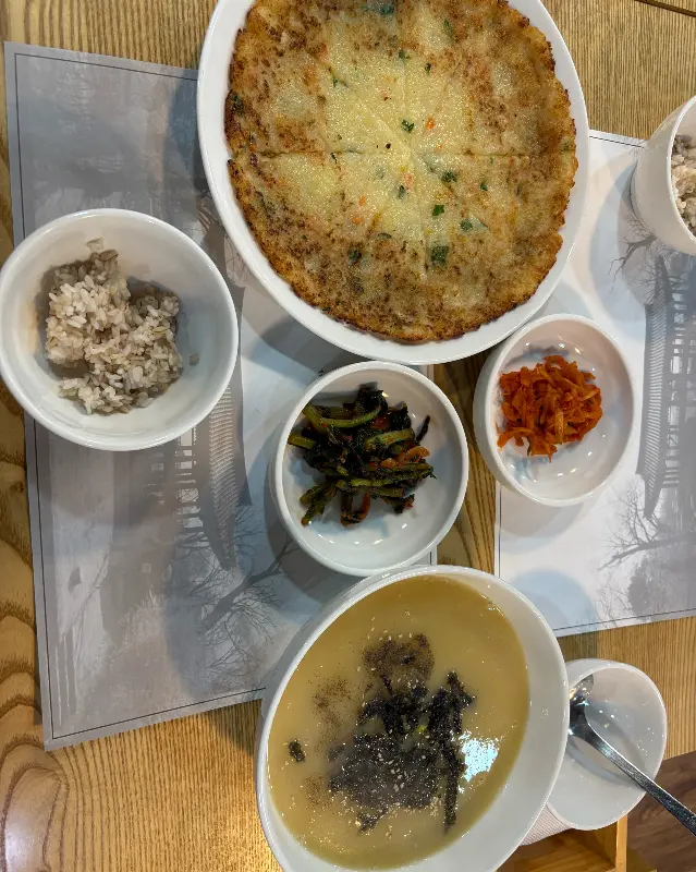 옹심이 한 상 차림