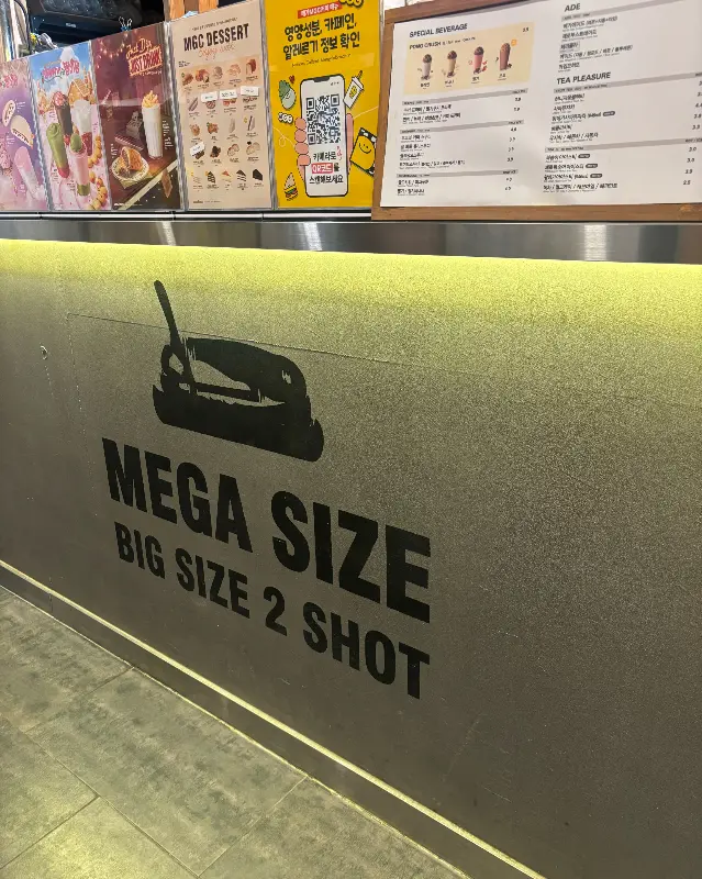 메가 사이즈