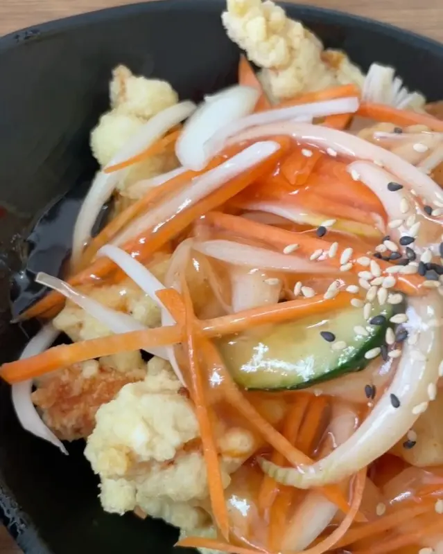 윤기가 흐르는 탕수육