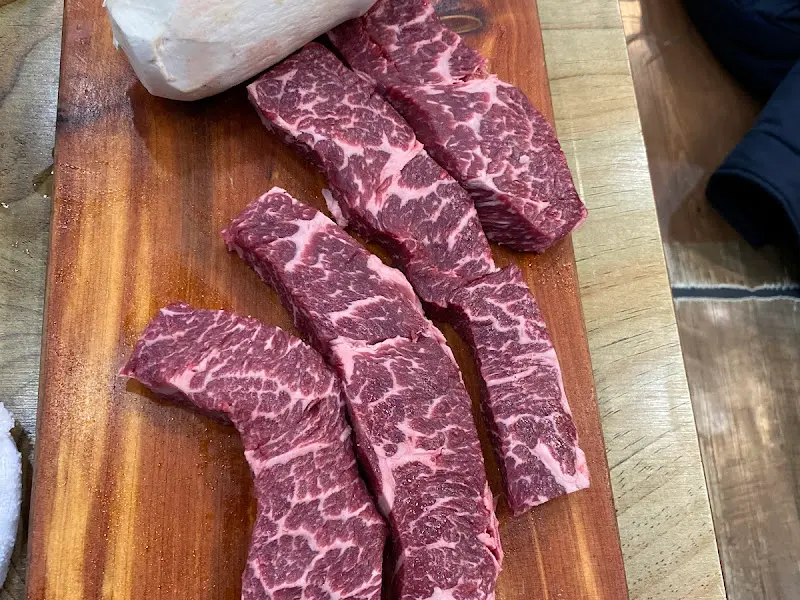 신선한 고기의 자태