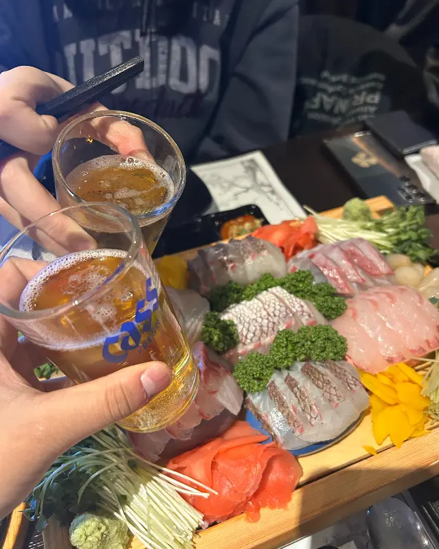 맥주와 함께 즐기는 숙성회