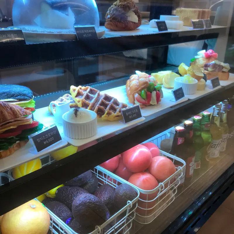 디저트 쇼케이스