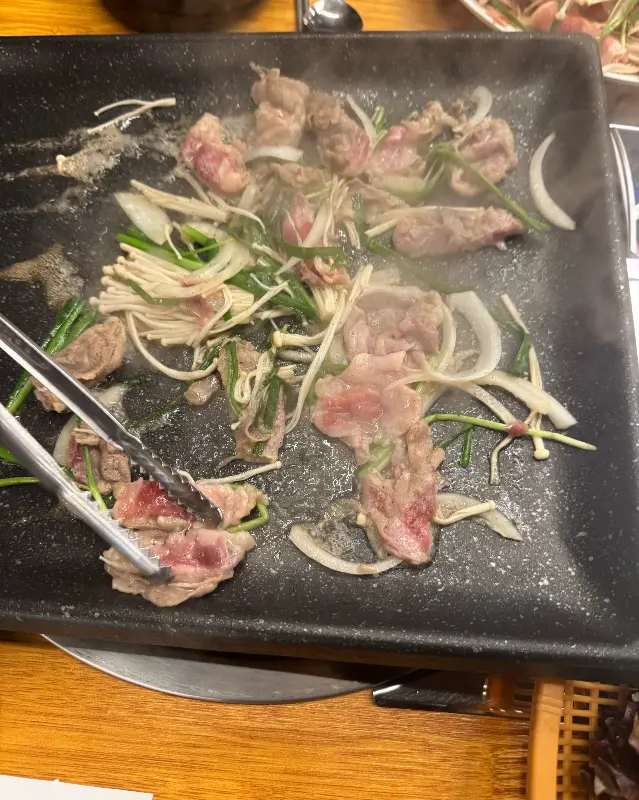 마산 본오리 오리 불고기