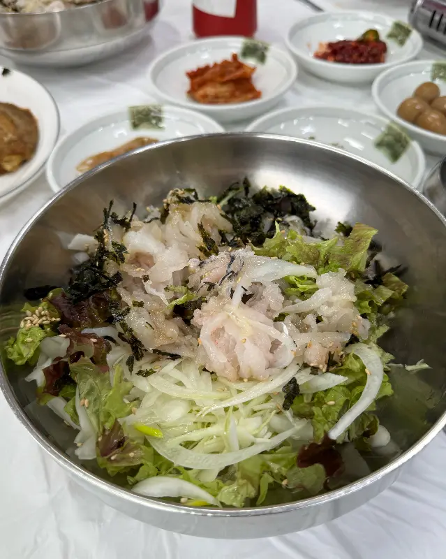 다양한 밑반찬