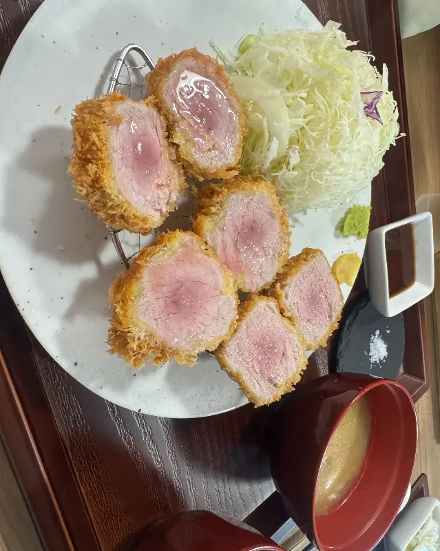 히레카츠 단면