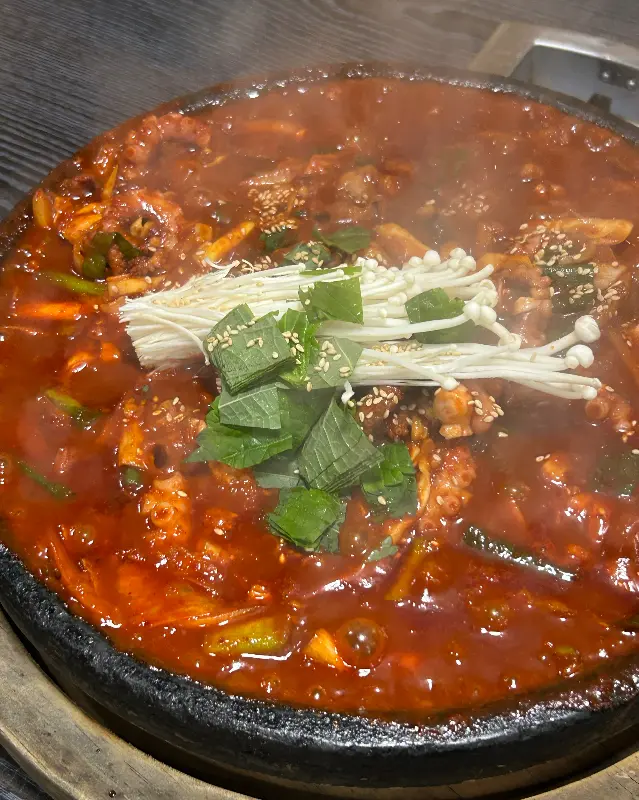 다산돼지앤낙지 낙지볶음 클로즈업