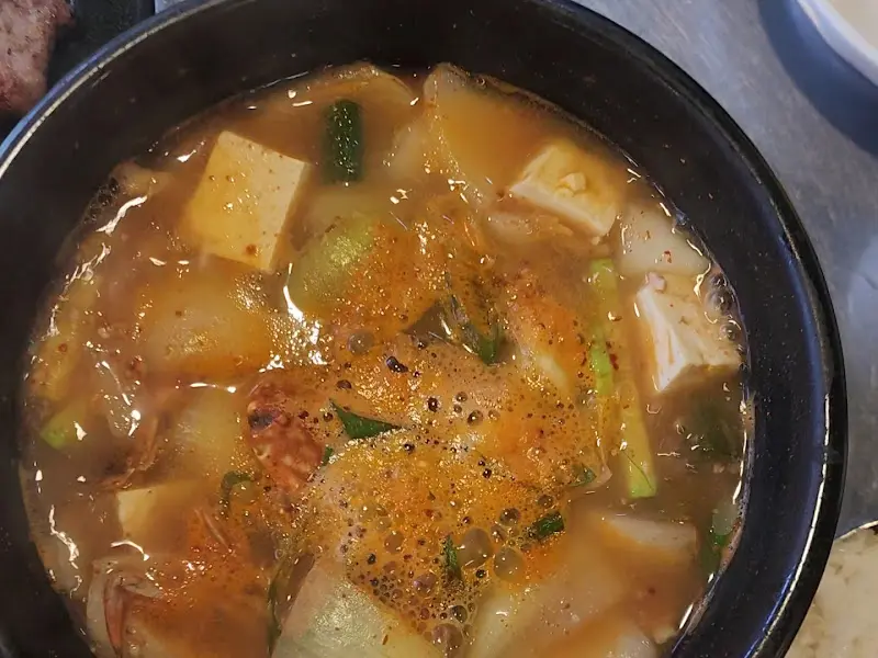 꽃게가 들어간 김치찌개