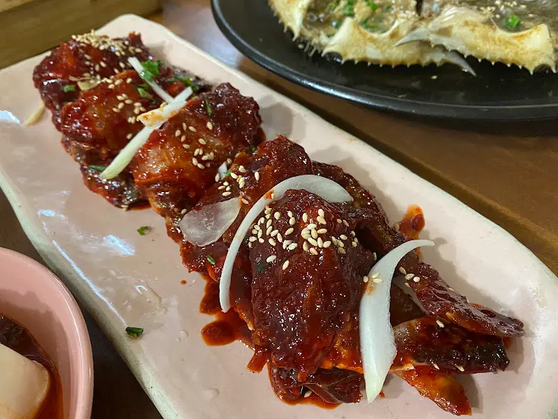 양념게장의 붉은 빛깔