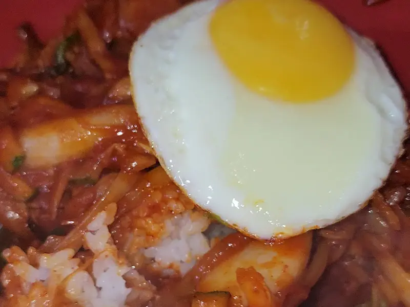 수봉반점 중화비빔밥 클로즈업