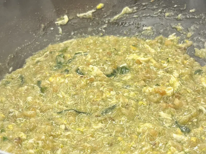 매생이 누룽지 죽