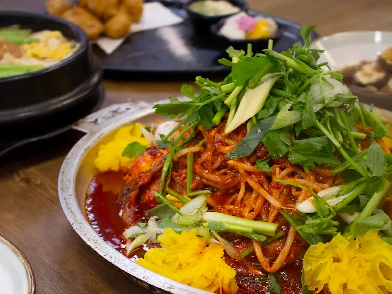 푸짐한 복불고기 한 상