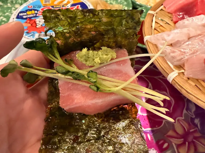 김, 밥, 회의 환상적인 조합