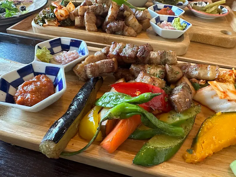 농가의 식탁 내부