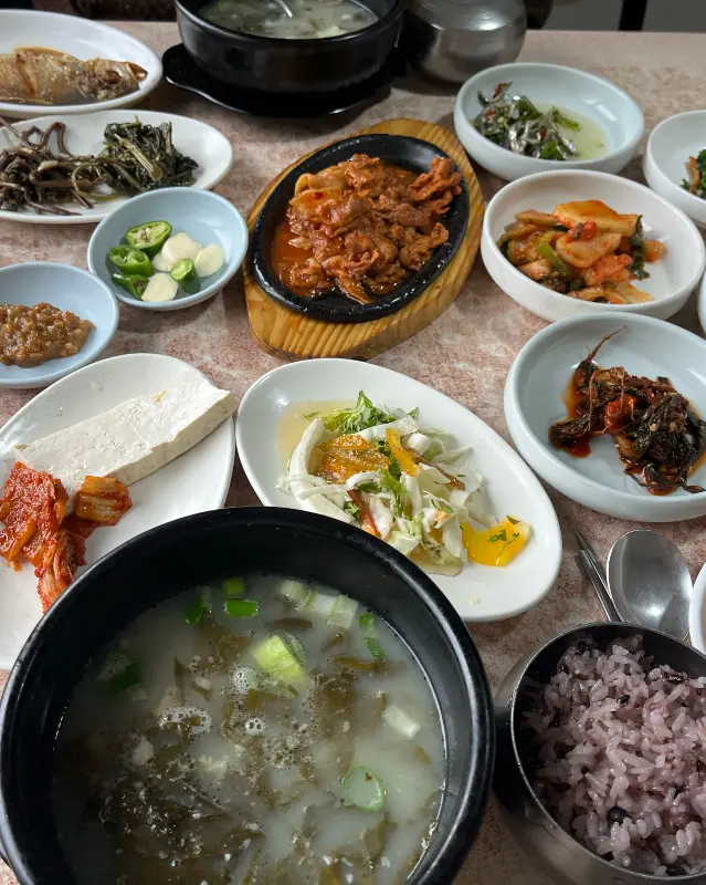 푸짐한 한 상 차림