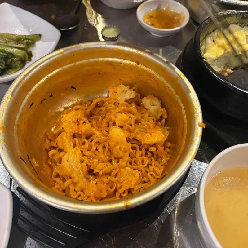 태산소곱창 곱창라면