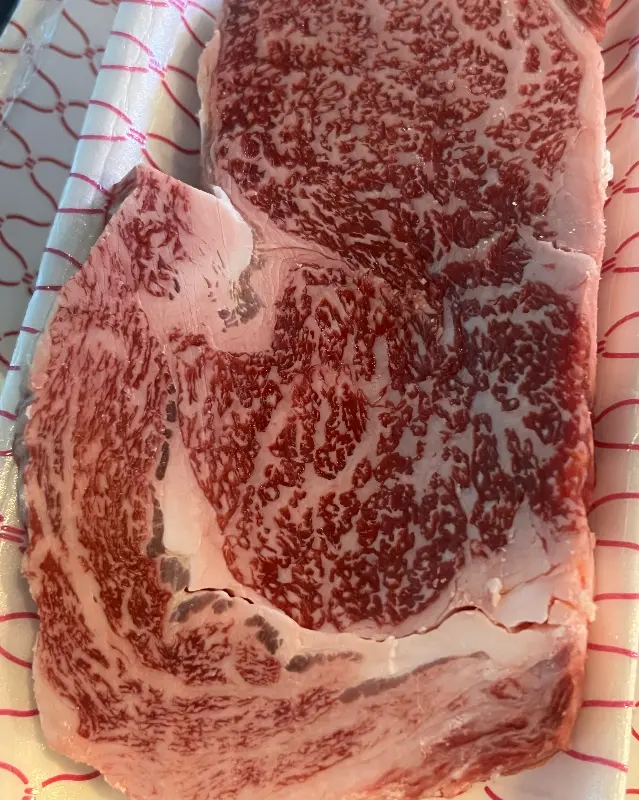 환상적인 마블링의 채끝등심