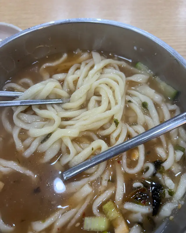 청량리 홍두깨칼국수 영수증