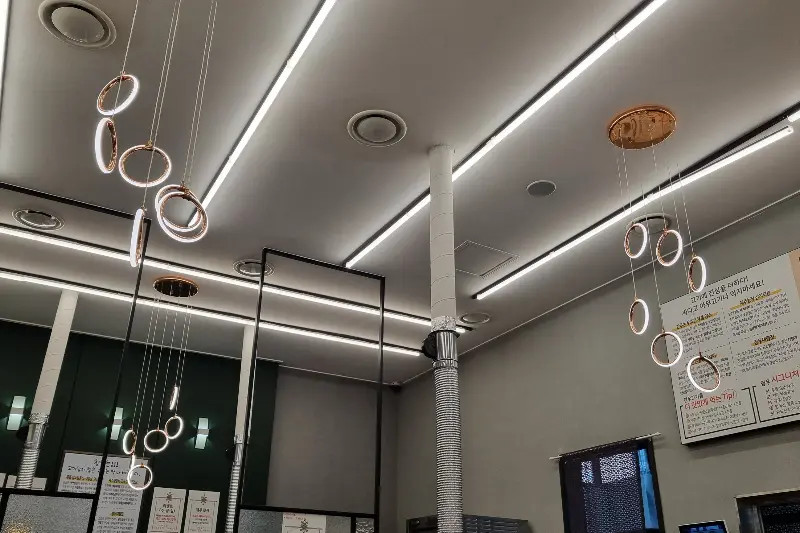 청우숯불갈비 내부 인테리어