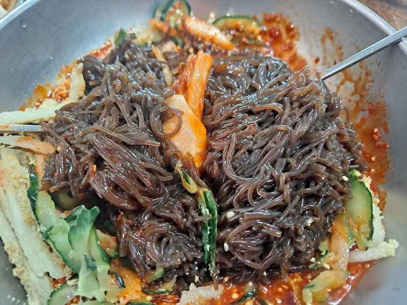 비빔냉면 디테일