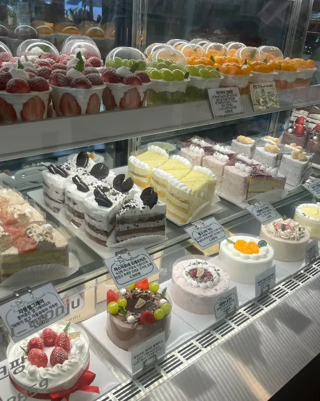 다양한 종류의 케이크