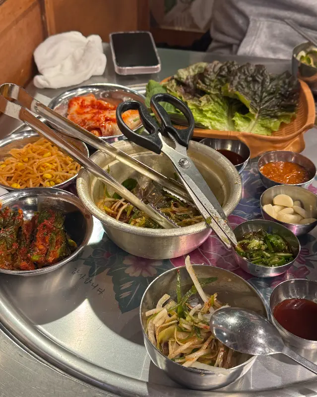 목구멍 광주충장점 한 상 차림