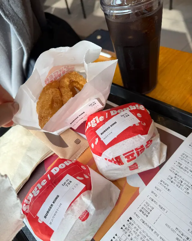 베이비버거와 어니언링