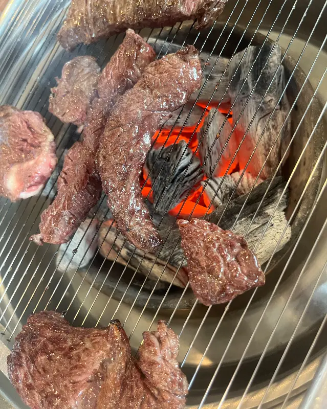 숯불 한우 구이