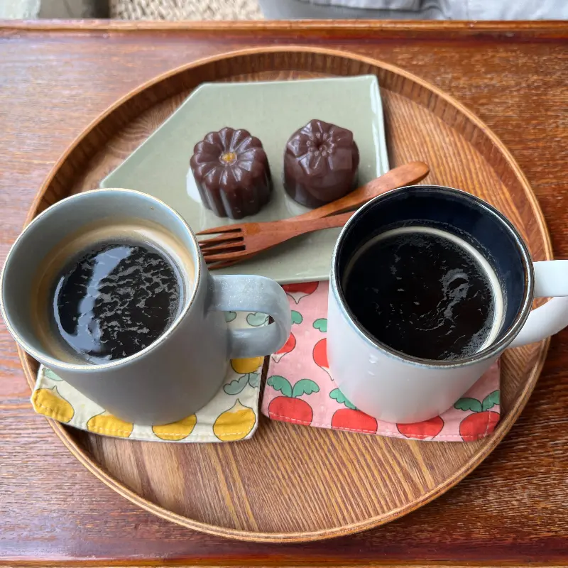 수월옥 디저트와 커피