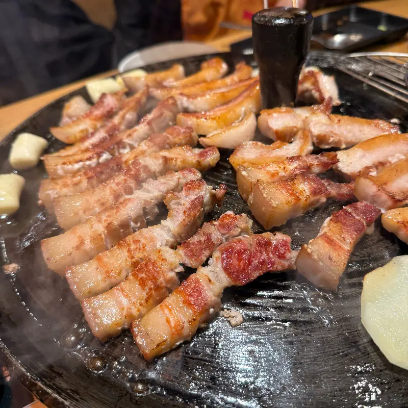 삼겹살 디테일 샷