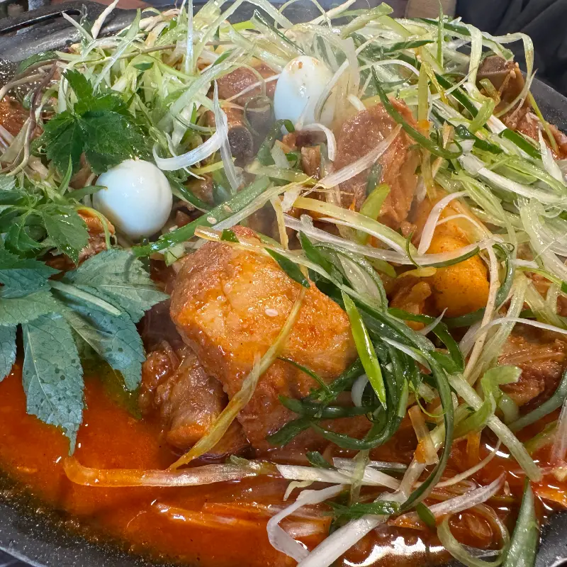 매콤한 둥지갈비찜