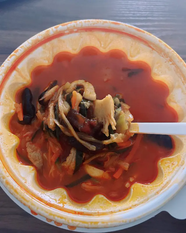 포장해온 짬뽕