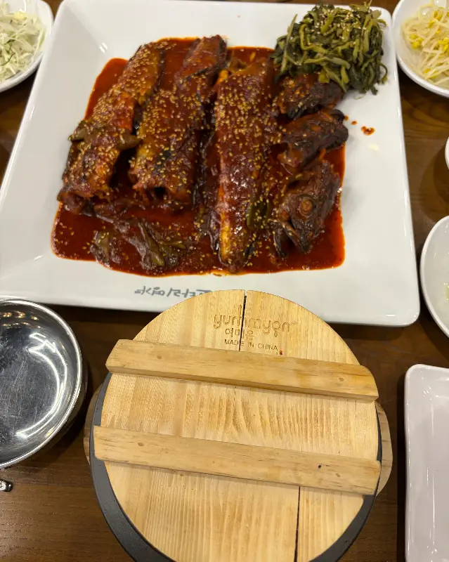 코다리조림 한상차림