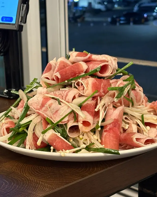 마산 본오리 간장 오리 불고기